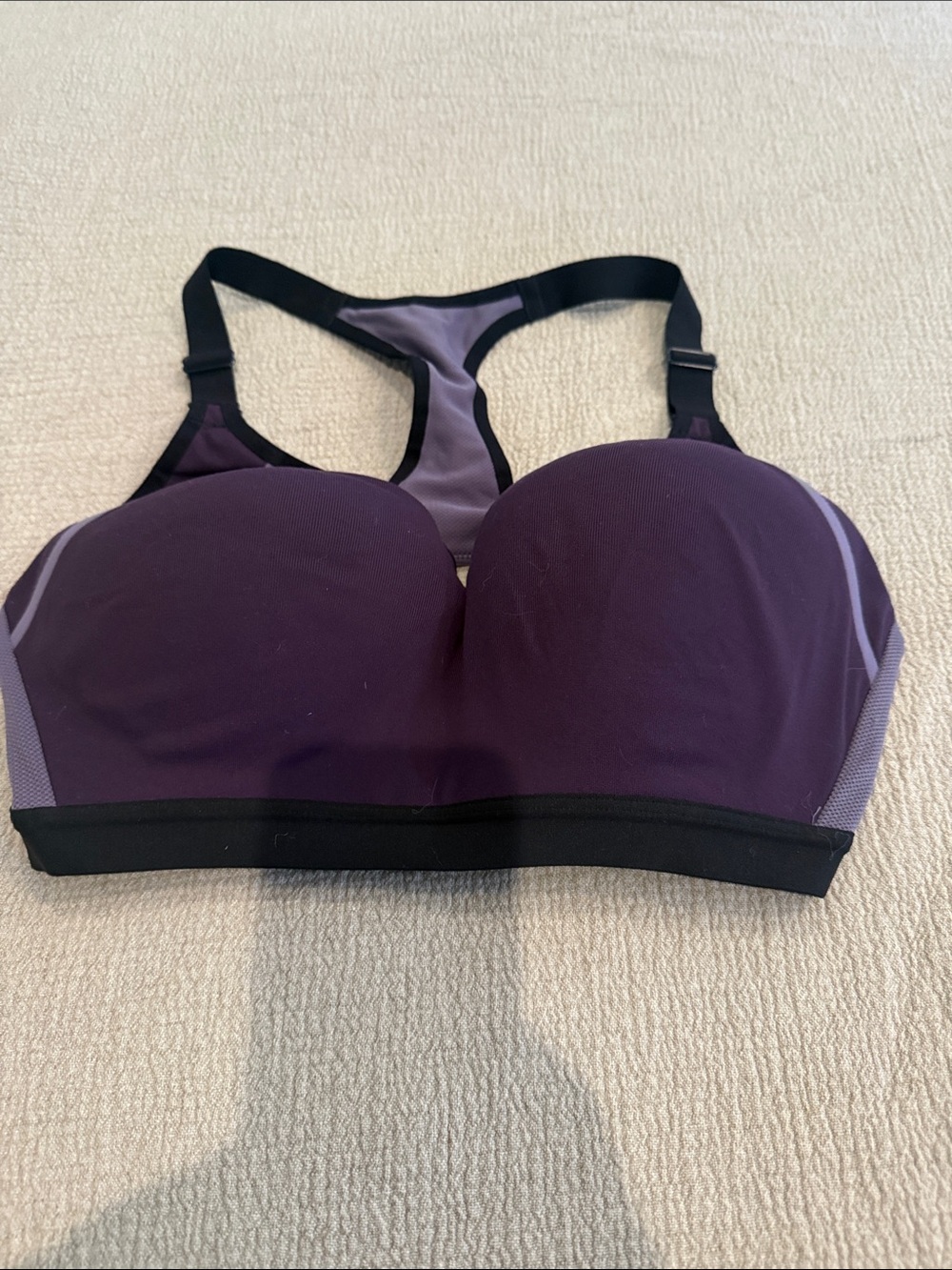 Victoria secret high impact Women's Purple Racerback Sports Bra